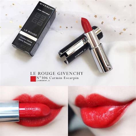 son givenchy 306 review|Givenchy Carmin Escarpin (306) Le Rouge Review & Swatches.